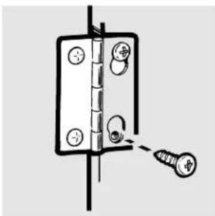 GE DNCD450EAWC - Reversing the Door - 3
