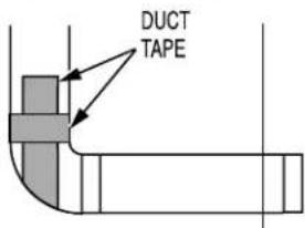 GE Profile DPR483EAWW - ADDING ELBOW AND DUCT FOR EXHAUST TO RIGHT SIDE OF CABINET - 2