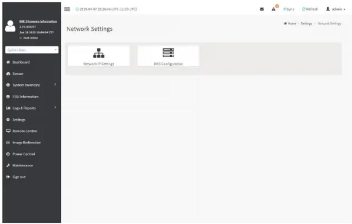 GIGABYTE H261-3C0 - 2-6-7 Network Settings - 1