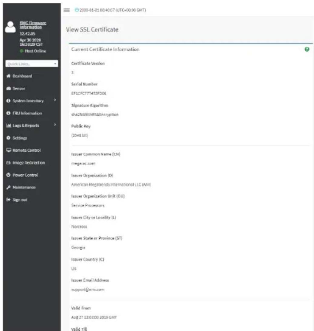 GIGABYTE H262-ZL2 - 2-6-13 SSL Settings - 6