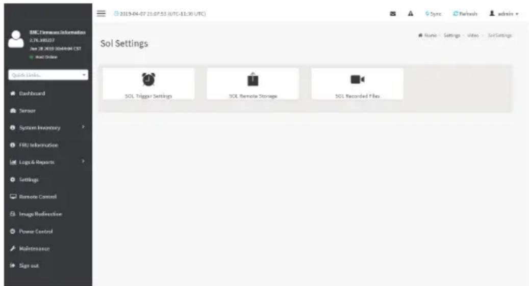 GIGABYTE H262-ZL2 - SOL Settings - 1