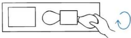 GE Profile TPJ24PRDWW - REMOVAL OF AIRTIGHT SNACK CASE AND REPLACING THE INTERIOR LIGHT BULB - 3