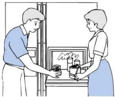 GE Profile TPJ24PRDWW - REFRIGERATOR COMPARTMENT MINI-DOOR(TFJ30PF, TFJ28PF, TPJ24PF ONLY) - 1