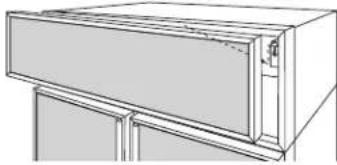 GE ZISW48DC - To raise or lower case trim to other installation heights: - 1