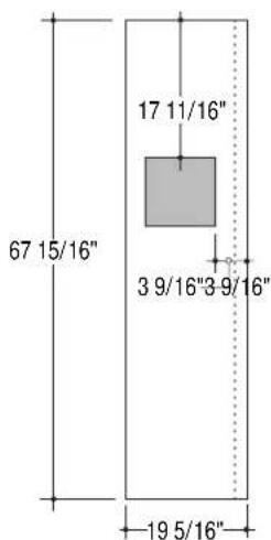GE ZISW48DC - Select panel size - 3