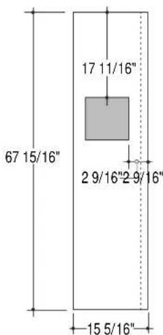 GE ZISB36DC - Select panel size - 3