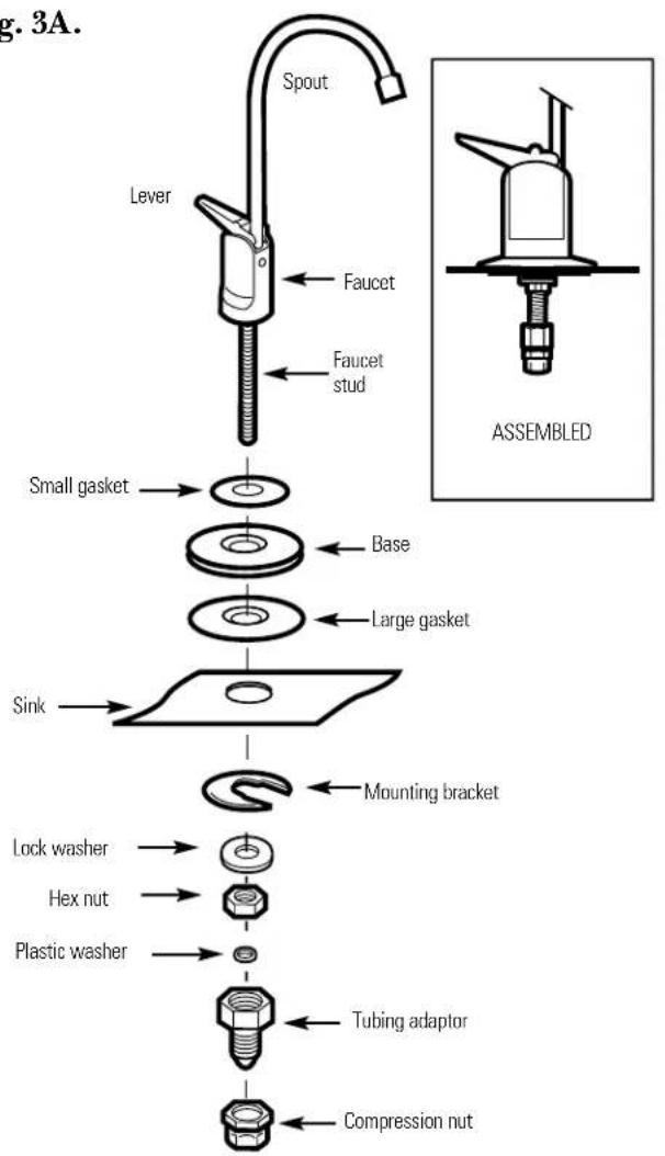 GE GXUT03B - Faucet Installation - 1