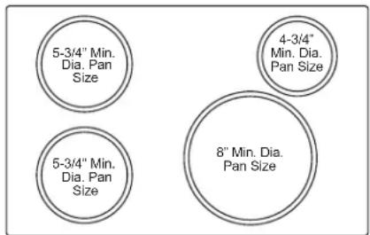 GE Profile PHB920FJDS - Pan Size and Shape - 1