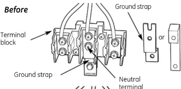 GE JBS27ACAA - 4-WIRE CONDUIT INSTALLATION - 1