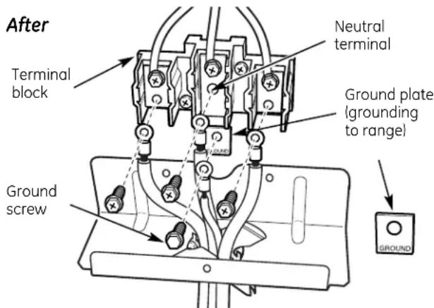 GE JBS27ACAA - 4-WIRE POWER CORD INSTALLATION - 2
