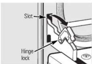GE Profile JB968KHCC - To clean the outside of the door: - 1