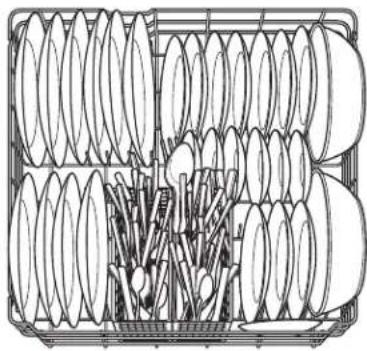 GE EDW4000GBB - Silverware Basket - 4