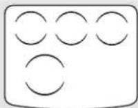 GE Profile JB968BHBB - Single Surface Unit—Cook Settings - 1