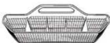 GE EDW5000LWW - One-piece basket (on some models) - 1