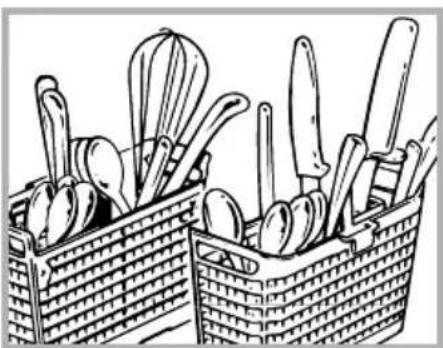 GE GSD3415FAA - Silverware Basket - 1