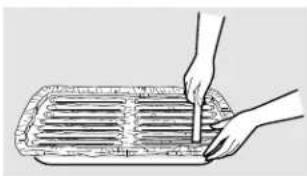 GE Profile JDP47CFCC - Preheating and Pan Placement - 1