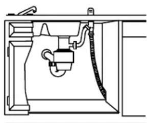 GE GSD1300NWW - Method 1 - Air gap with waste tee or disposer - 2