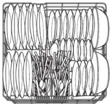 GE GLD6800NBB - Loading place settings. ge.com - 3