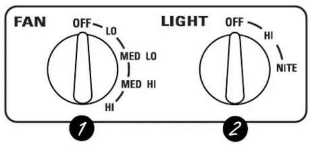 GE Profile JV935DBB - Using the hood controls. - 1