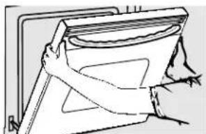 GE Profile JD968KFCC - To clean the outside of the door: - 2