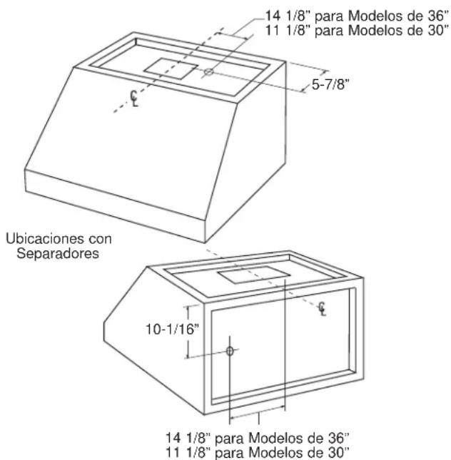 GE Café CV936EKDS - Para dirigir cableados en el hogar a través de la pared: - 1
