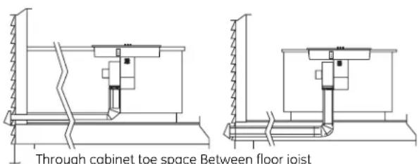 GE Profile JGP990WELWW - INSTALL THE DUCTWORK - 1