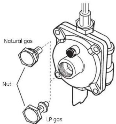GE Profile JGP990WELWW - CONVERT THE PRESSURE REGULATOR - 2