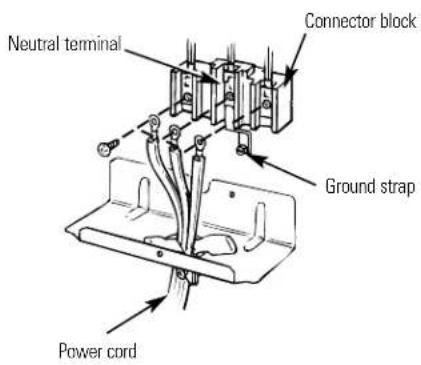 GE JBS26CAD - 3-Wire Power Cord Installation - 1