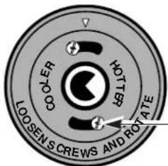 GE JBS05YAD - Back of the OVEN CONTROL knob - 1