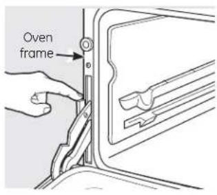 GE Profile PB905DTBB - Lift-Off Upper Oven Door (on some models) - 1