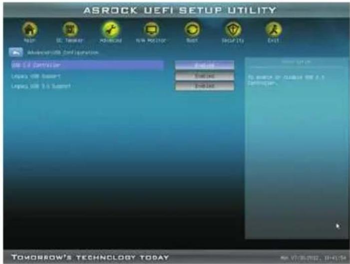 ASROCK A75iCafe - USB Configuration - 1