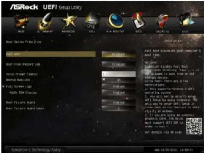 ASROCK H61M-S1 PLUS - Boot Screen - 1