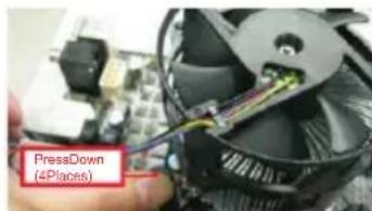 ASROCK H61M-S1 PLUS - Installation of CPU Fan and Heatsink - 3