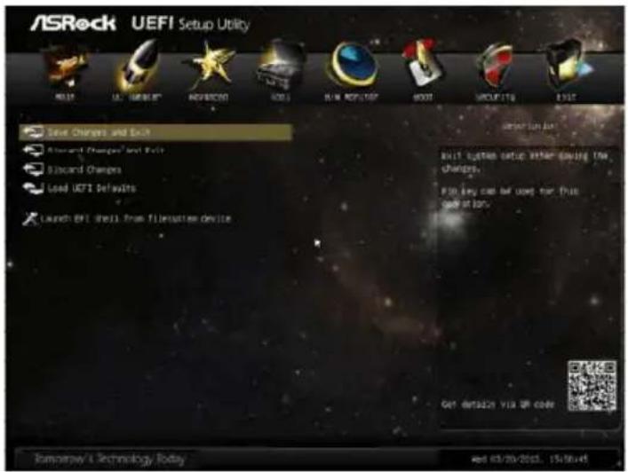 ASROCK H61M-S1 PLUS - Exit Screen - 1