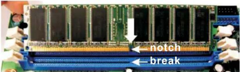 ASROCK K8S8X - Installation of Memory Modules (DIMM) - 3