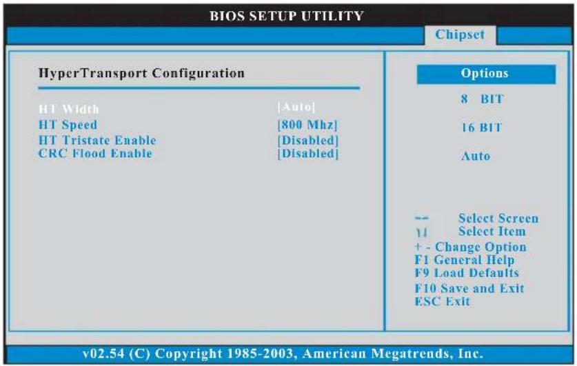 ASROCK K8S8X - HyperTransport Configuration - 1