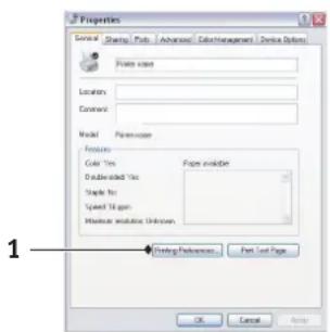 OKI C821dn - ACCESSING THE COLOUR MATCHING OPTIONS - 1