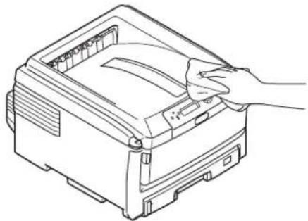 OKI C821dn - ...THE UNIT CASING - 1