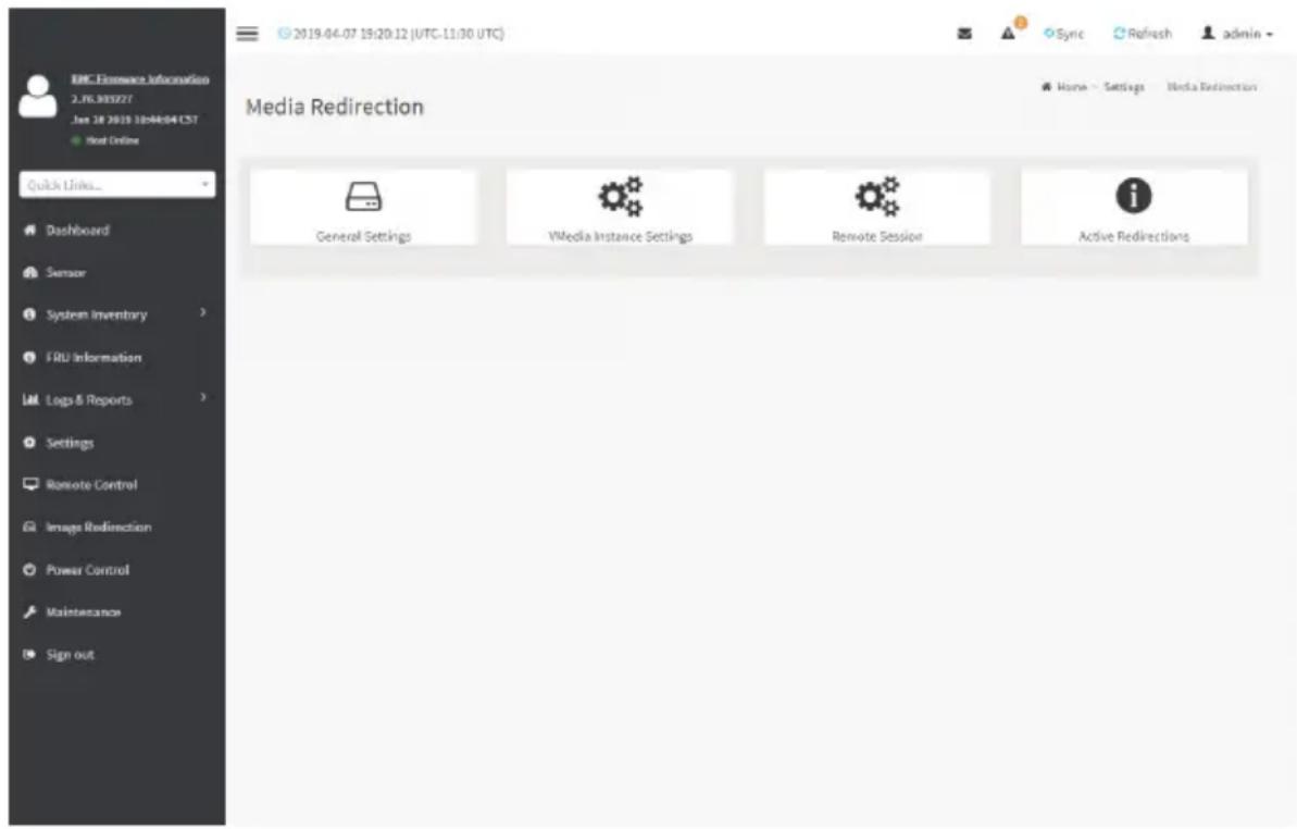 GIGABYTE H242-Z10 - 2-6-6 Media Redirection Settings - 1