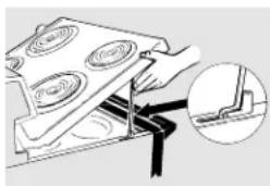 HOTPOINT RB797BBBB - Porcelain Enamel Cooktop (on some models) - 1