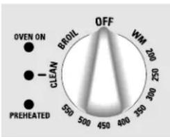 HOTPOINT RB797BBBB - For Self-Cleaning Models with Only an Oven Temperature Knob - 1