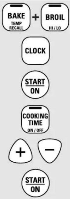 GE JBP71EKBB - How to Set for Regular Baking/Roasting - 1