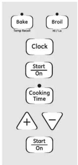 GE JBS03BMWH - How to Set for Regular Baking/Roasting - 1