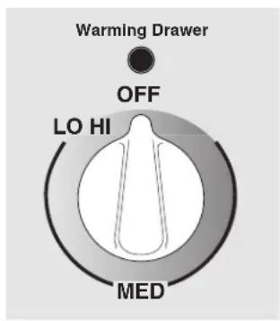 GE JBS03BMWH - Using the warming drawer. (on some models) - 1