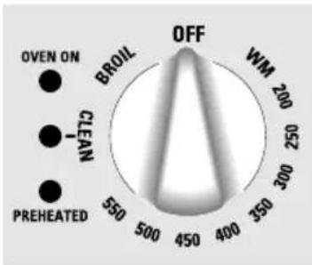 GE JBP25DJWH - For Models with Only an Oven Temperature Knob - 1