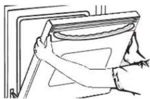GE JD750DFBB - To remove the door: - 2