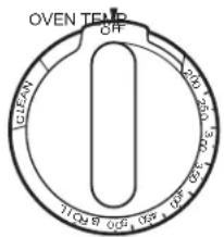 GE JBS30DKBB - Oven Temperature Knob (on some models) - 1
