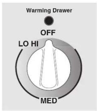 GE JBP21BHCT - Using the warming drawer. (on some models) - 1