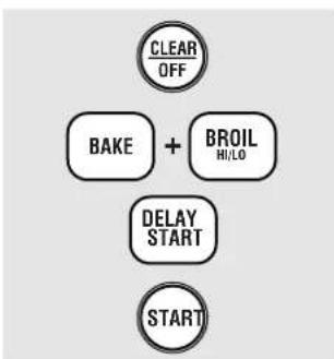 GE JBP84KHCC - How to Set for Timed Baking/Roasting—Immediate Start and Automatic Stop - 1