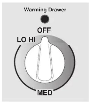 GE JBP67WKWW - Using the warming drawer. (on some models) - 1